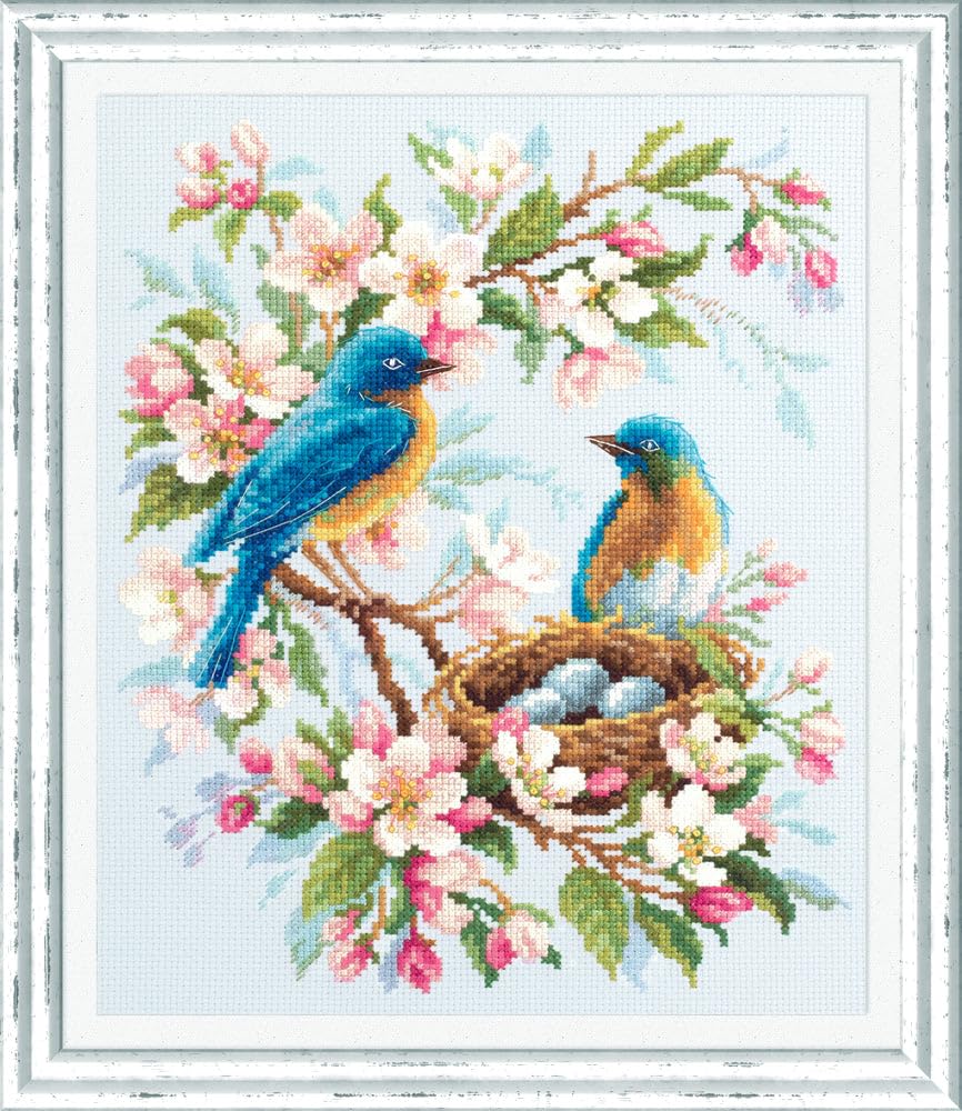 Wizardi Counted Cross-Stitch Kit Spring Song 130-041 Magic Needle