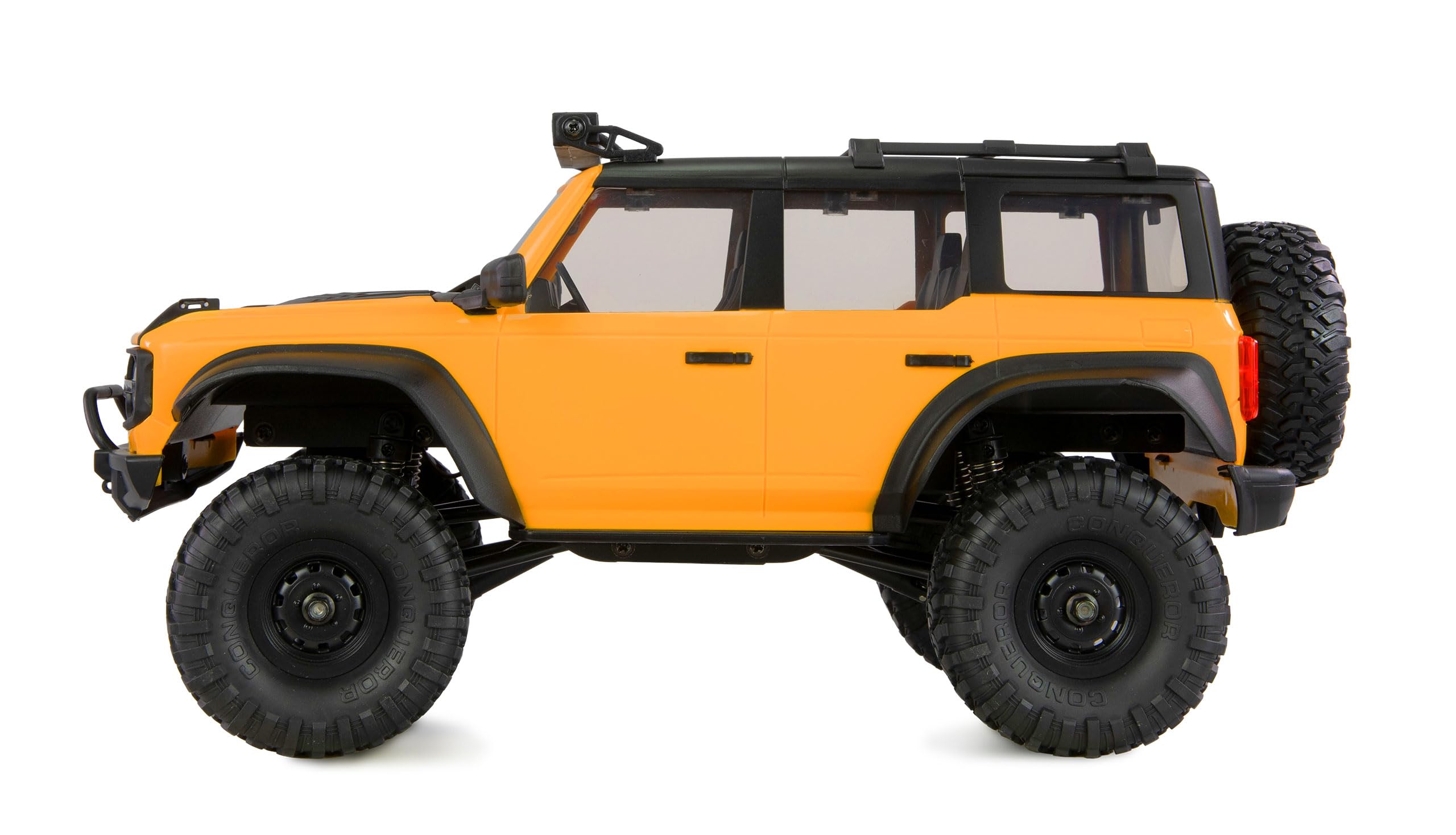 Amewi AMXRock Mini-Caballo Scale Crawler 4WD 1:16 RTR żółty z pilotem zdalnego sterowania, akumulatorem, kablem do ładowania