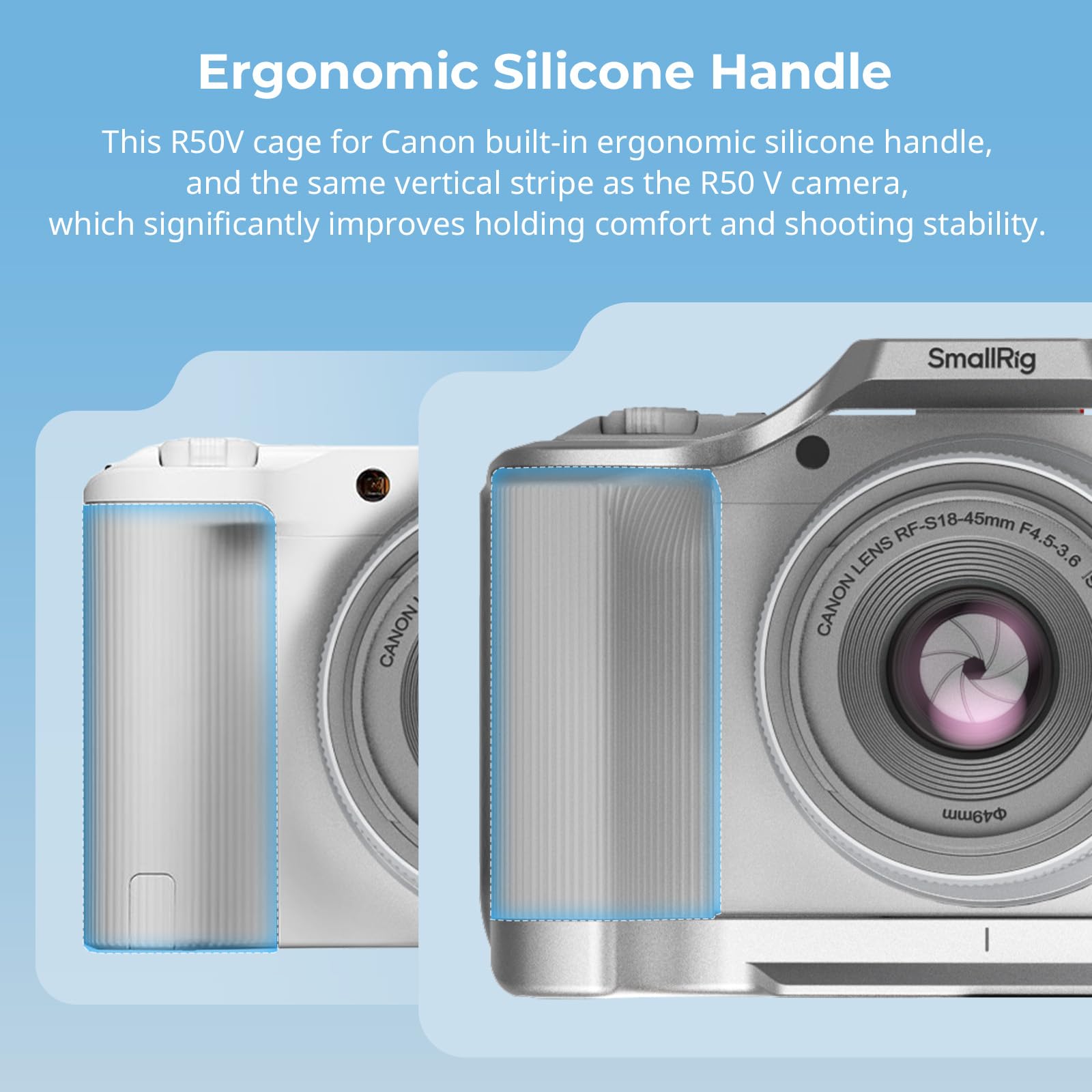 SmallRig R50 V Camera Cage for Canon R50V, Built-in Ergonomic