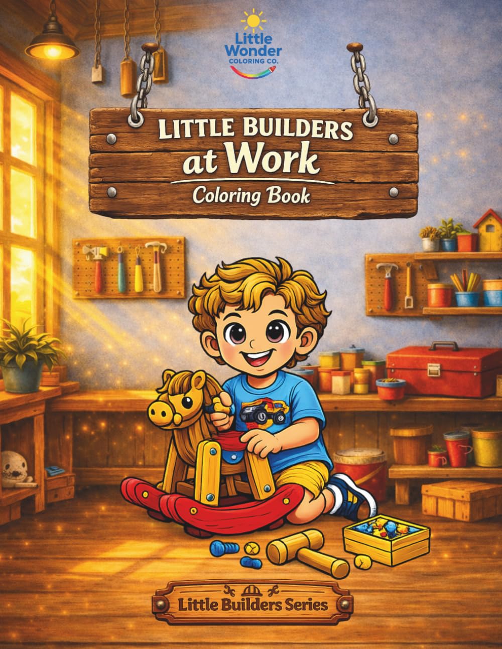 Little Builders at Work Coloring Book: Building, Creating, and Working Together (Little Builders Series)