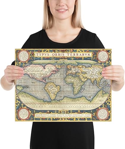 Miniatura 7 de Juego de 4 impresiones artísticas de pared sin marco, pósteres históricos vintage de 16 x 12 pulgadas, estilo antiguo, gran regalo vintage y