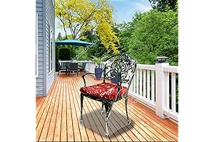 LAMINET Crystal Clear Heavy-Duty Waterproof Plastic Outdoor Patio Chair Covers