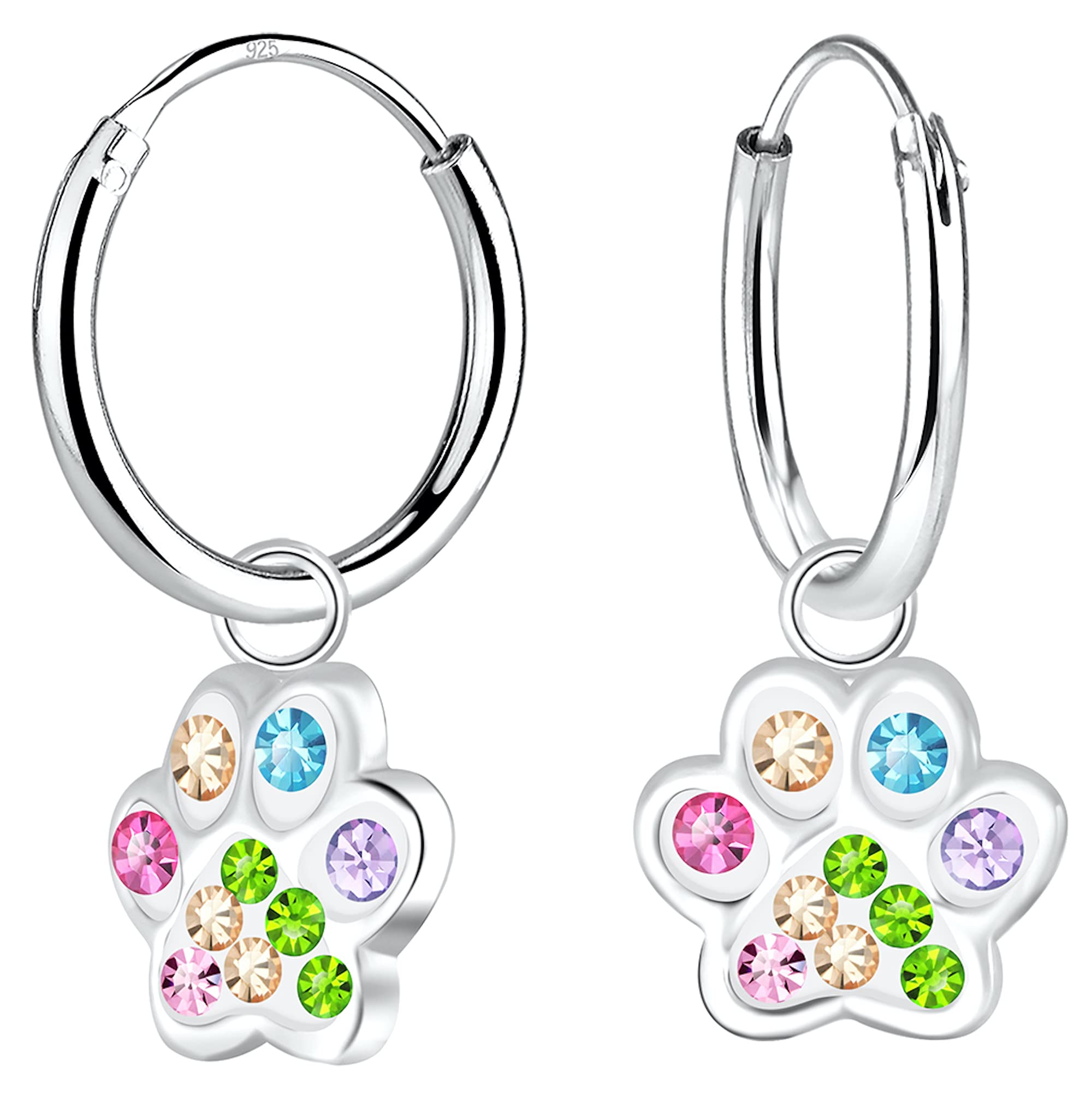 See full amazon price history chart for Aww So Cute 92.5-925 Sterling Silver Multicolour Puppy Paw Hoop Earrings for Kids Girls Pure Silver (ER1325) Aww So Cute 92.5-925 Sterling Silver Multicolour Puppy Paw Hoop Earrings for Kids Girls Pure Silver (ER1325) (B09FY7R1HV) Amazon Price History, Amazon Price Tracker