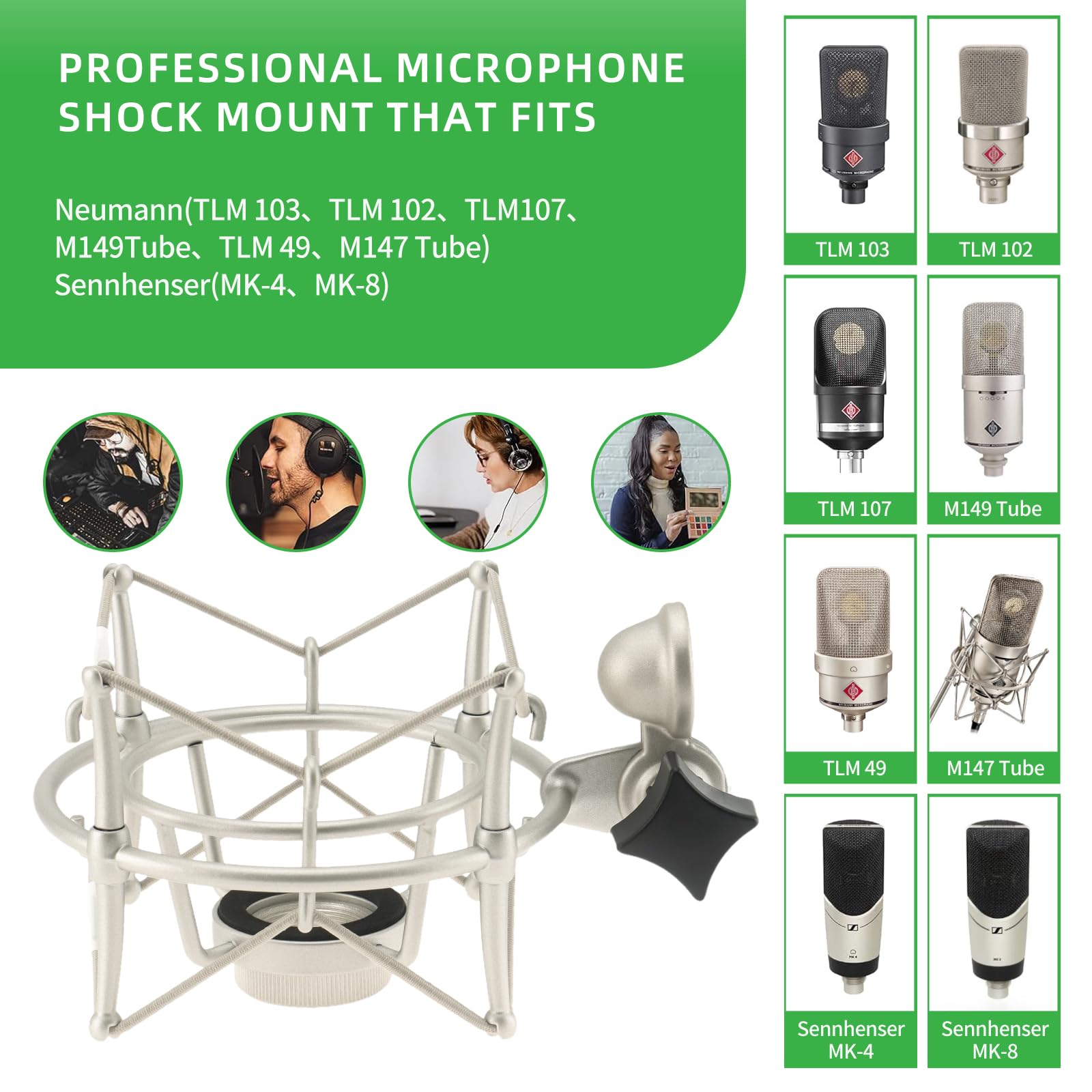 Amazon.com: ZibugZag Microphone Shock Mount – Compatible with