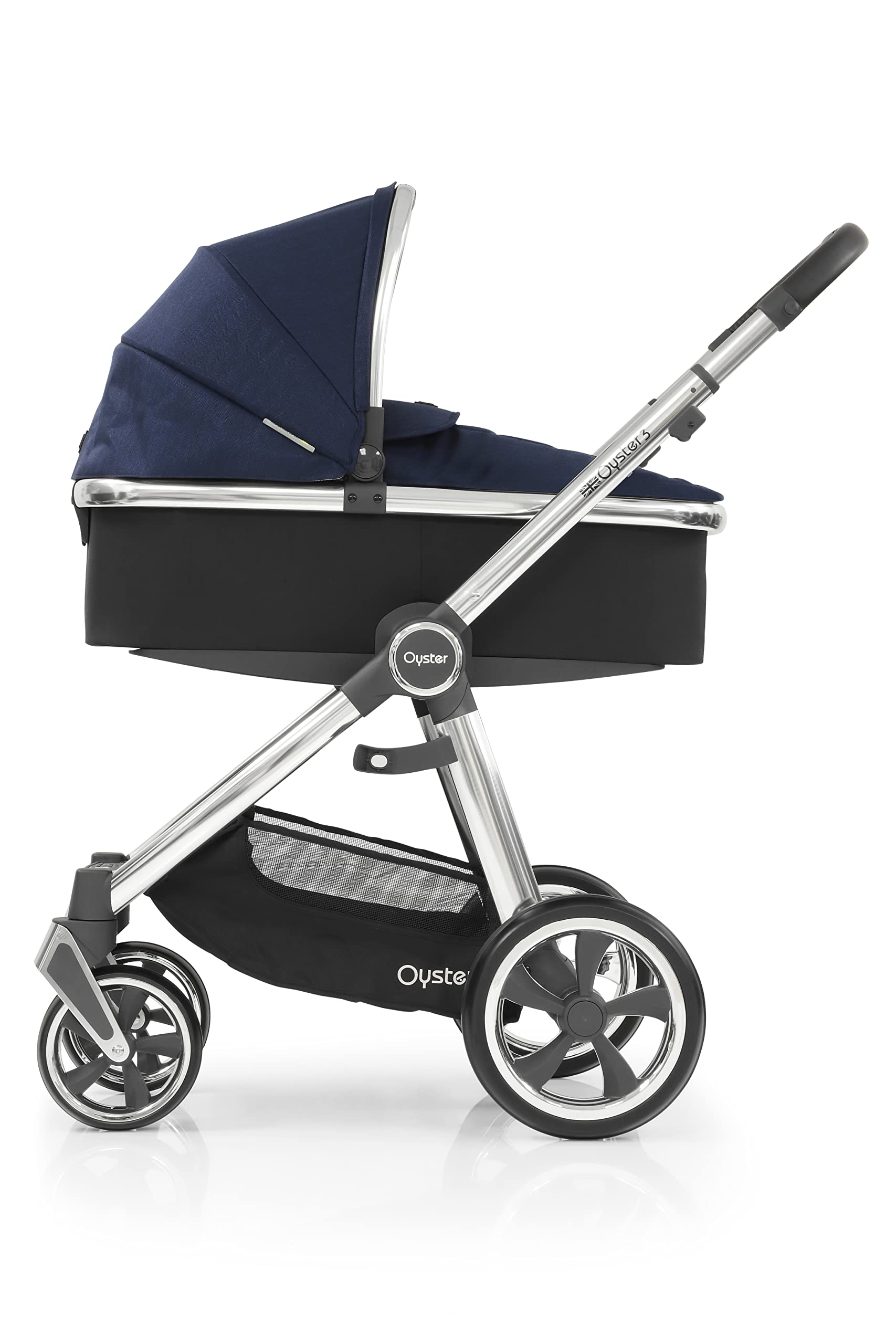 Babystyle Oyster 3 Sac de couchage pour siège de voiture avec miroir Bleu marine