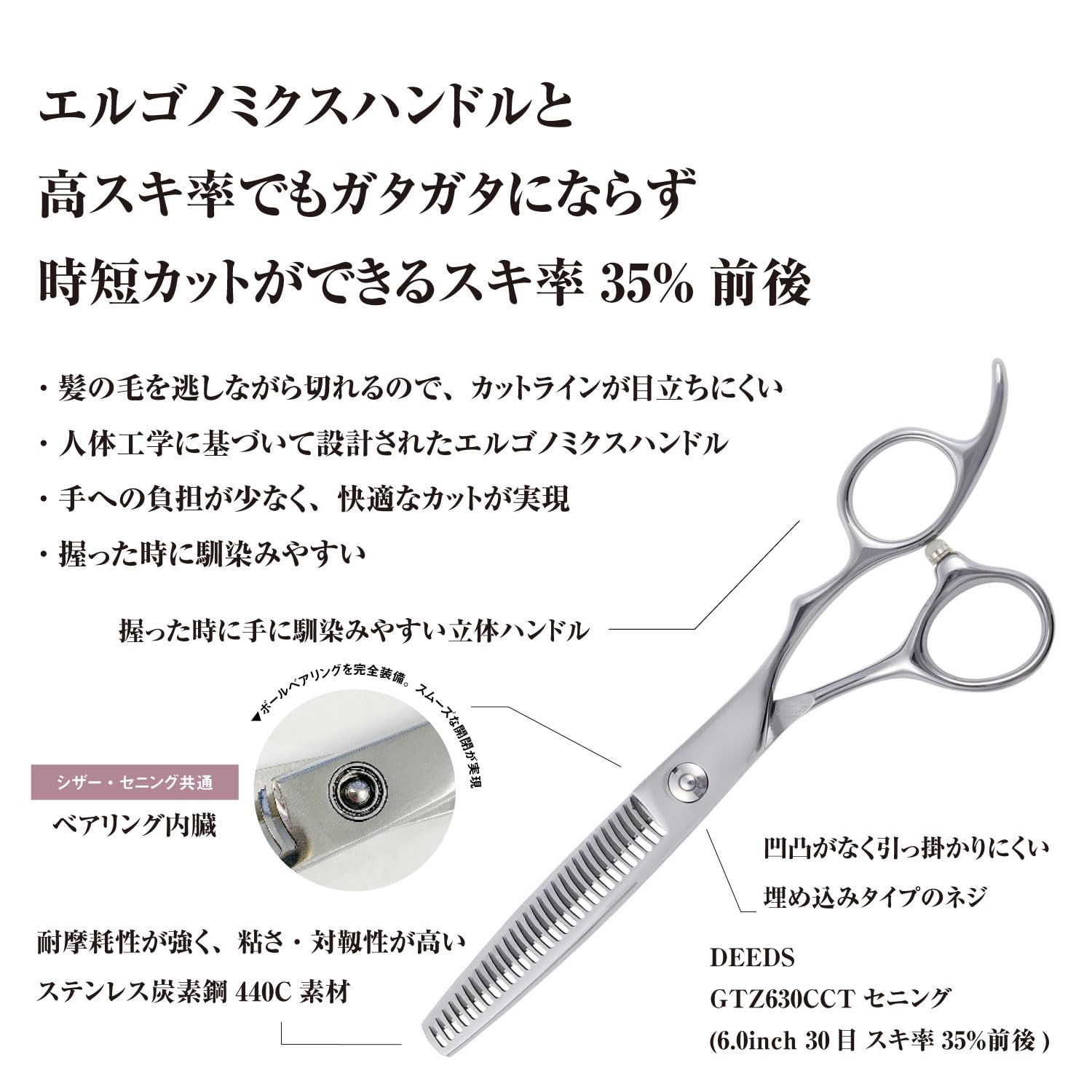 6インチセニングシザー 30%〜35% 新品未使用 抜群に切れます! 6インチセニングシザー 30%〜35% 新品未使用 抜群に切れます!