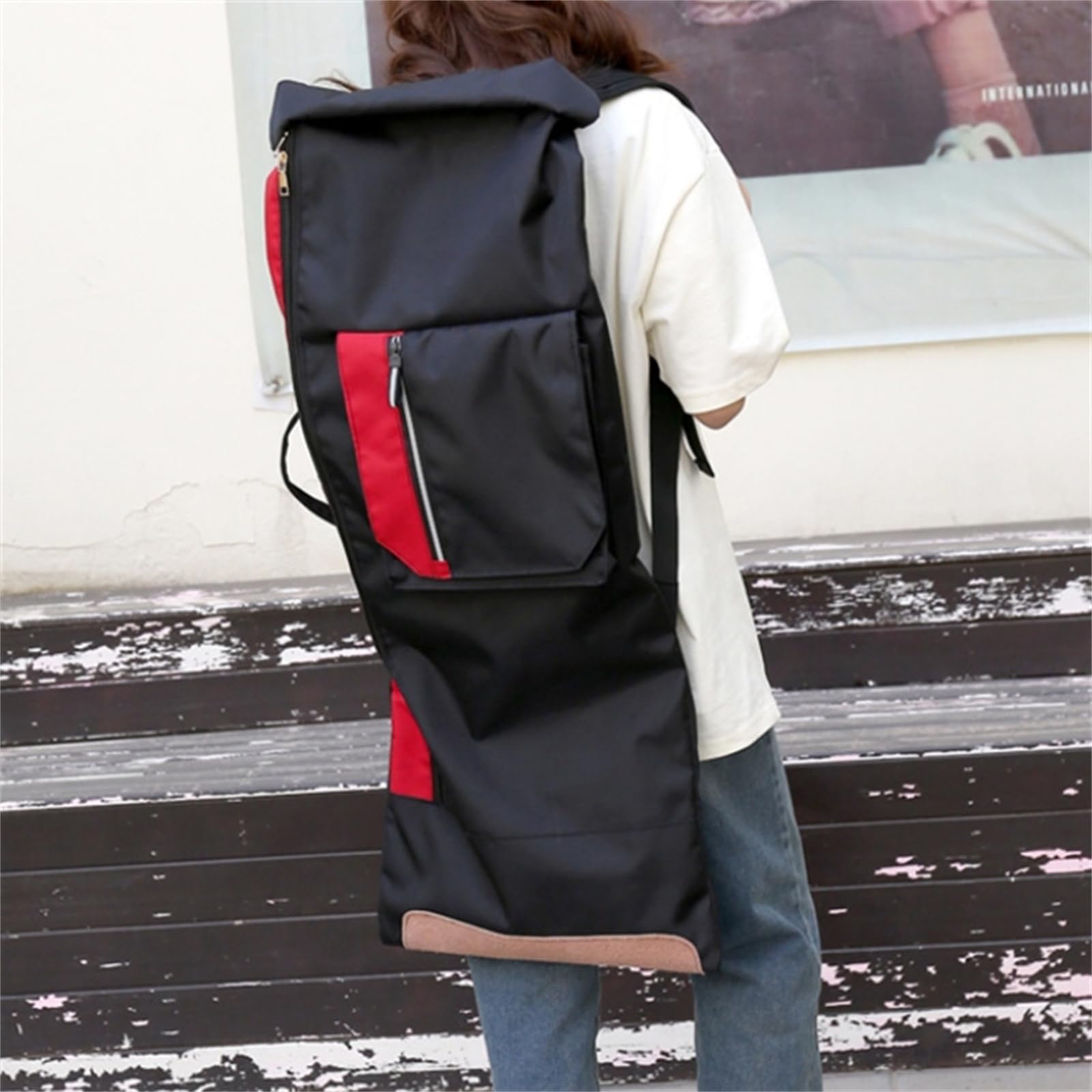 Sac De Planche à roulettes ， Sac à Longboard， Sac De Planche à roulettes Oxford，Longboard Voyage Sport，Sac à Scooter Électrique Plié Skateboard Housse De Protection