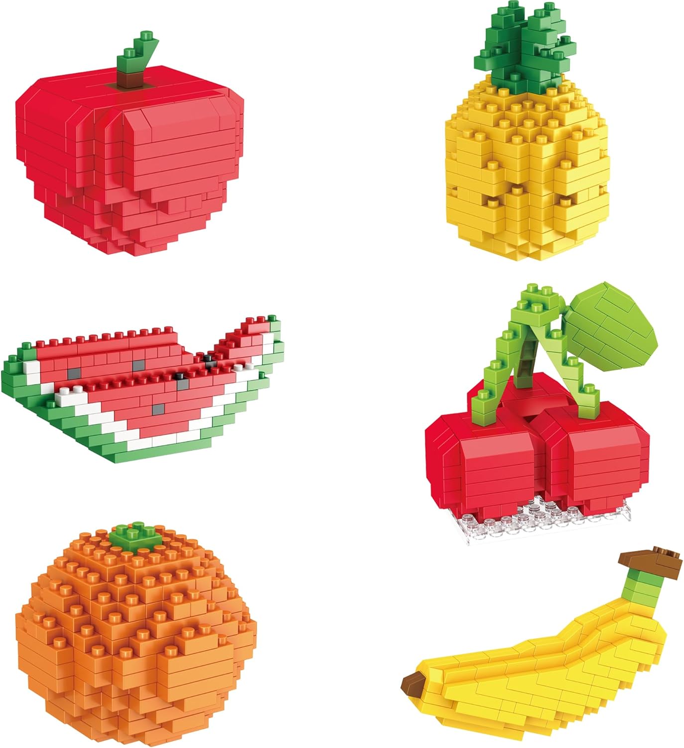 Animal Micro Building Blocks Sets - 6 Packs Cute Dinosaur Series Mini Building Bricks Kit Toys for Adult Birthday Party Favors with T. Rex, Pterodactyl, Spinosaurus, Microraptor, Qingdaosaurus..