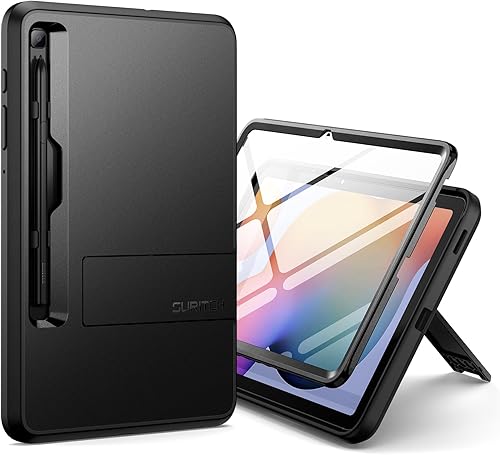 SURITCH Funda resistente para Samsung Galaxy Tab S6 lite de 10.4 pulgadas 20222020, protector de pantalla integrado de cuerpo completo, resistente,