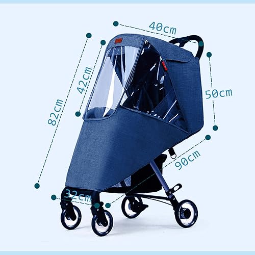 Miniatura 8 de Funda universal para la lluvia, transpirable, protector contra el clima, reutilizable, fácil instalación, cochecitos, accesorios, cochecitos,