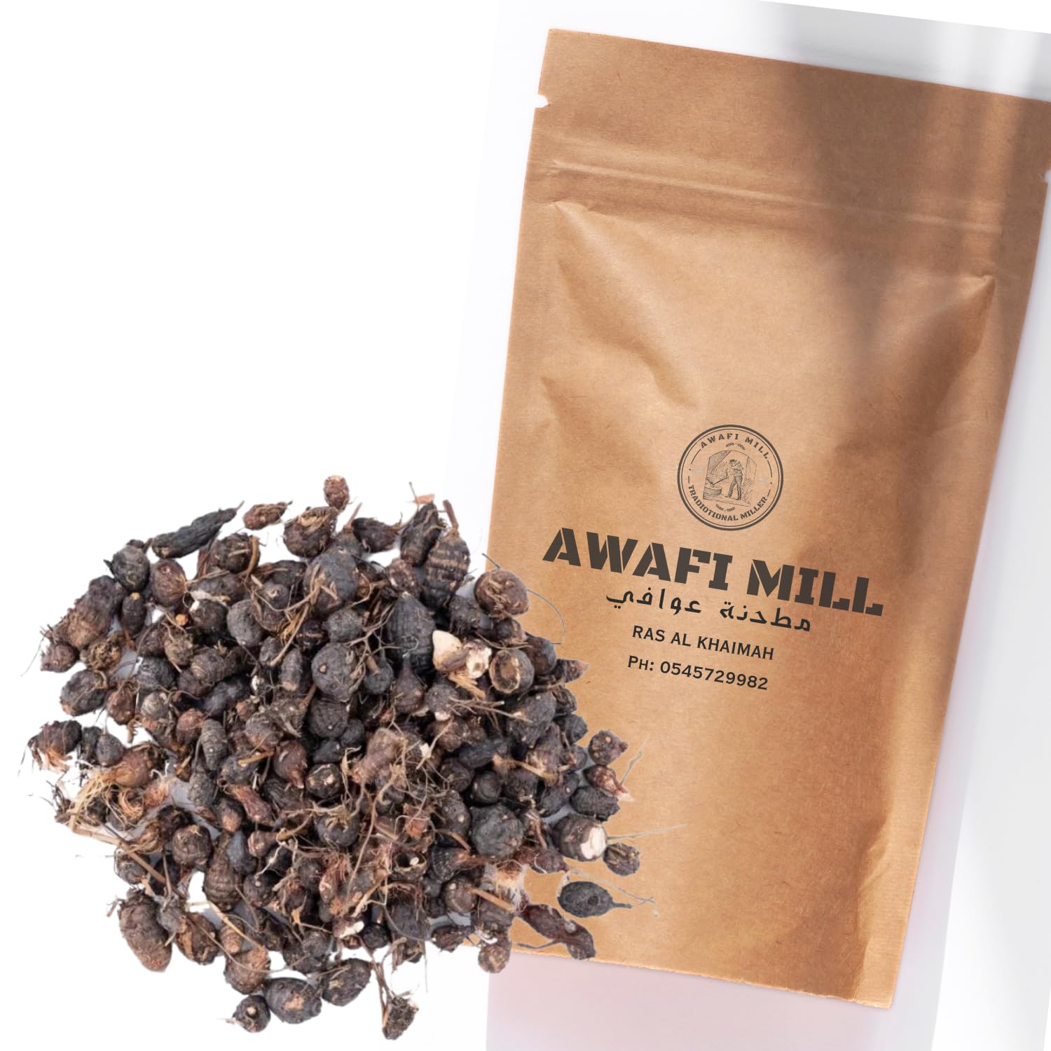 AWAFI MILLNagarmotha Nut Root | جذور النجارموتا | Nut Grass Root (Pack Of (200 Gram))
