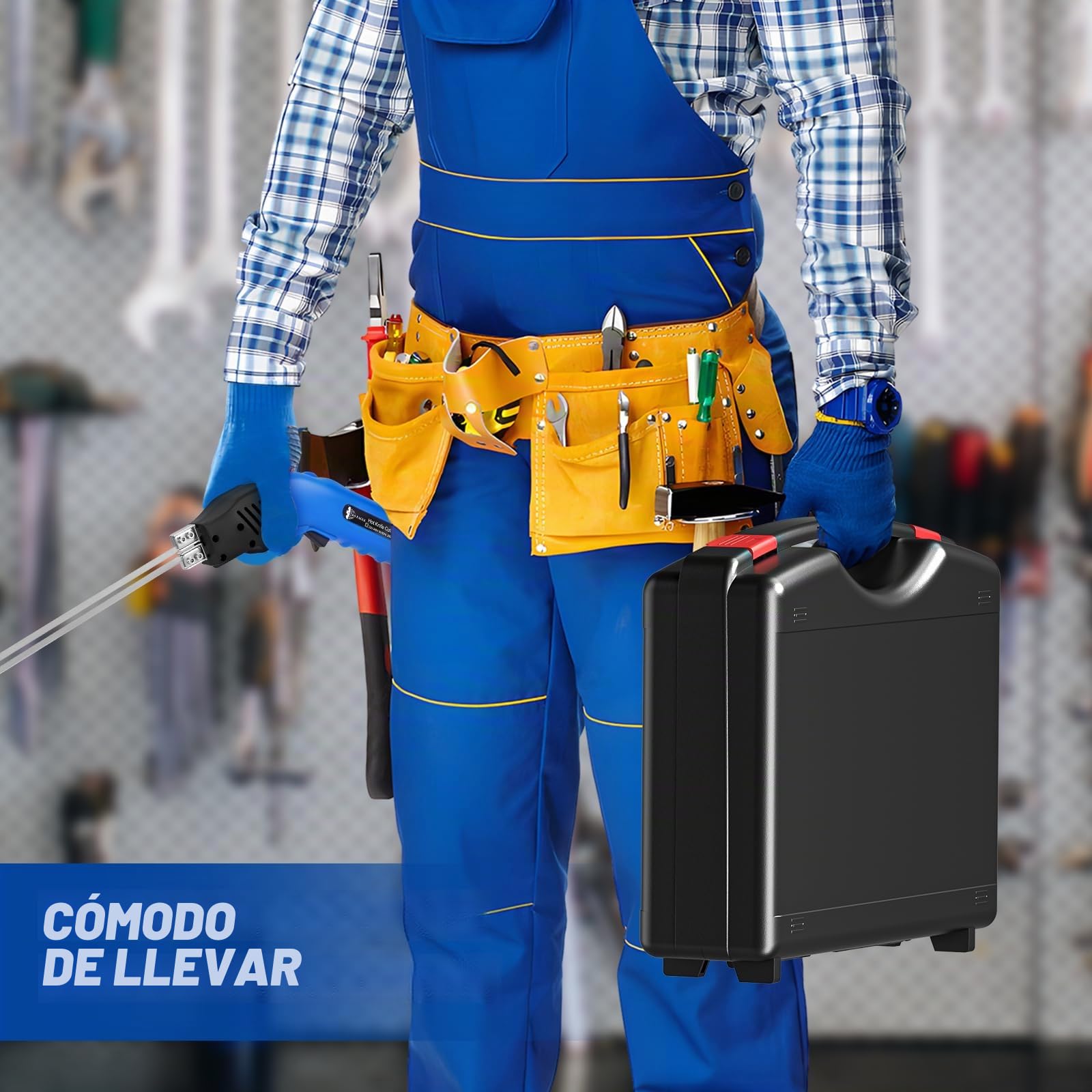 200W Refrigerado por Aire Cortador de Espuma Eléctrico Hot Knife Kit de herramientas de corte de espuma de poliestireno con pinza DIY Alambre caliente con Bendable 24H de Trabajo