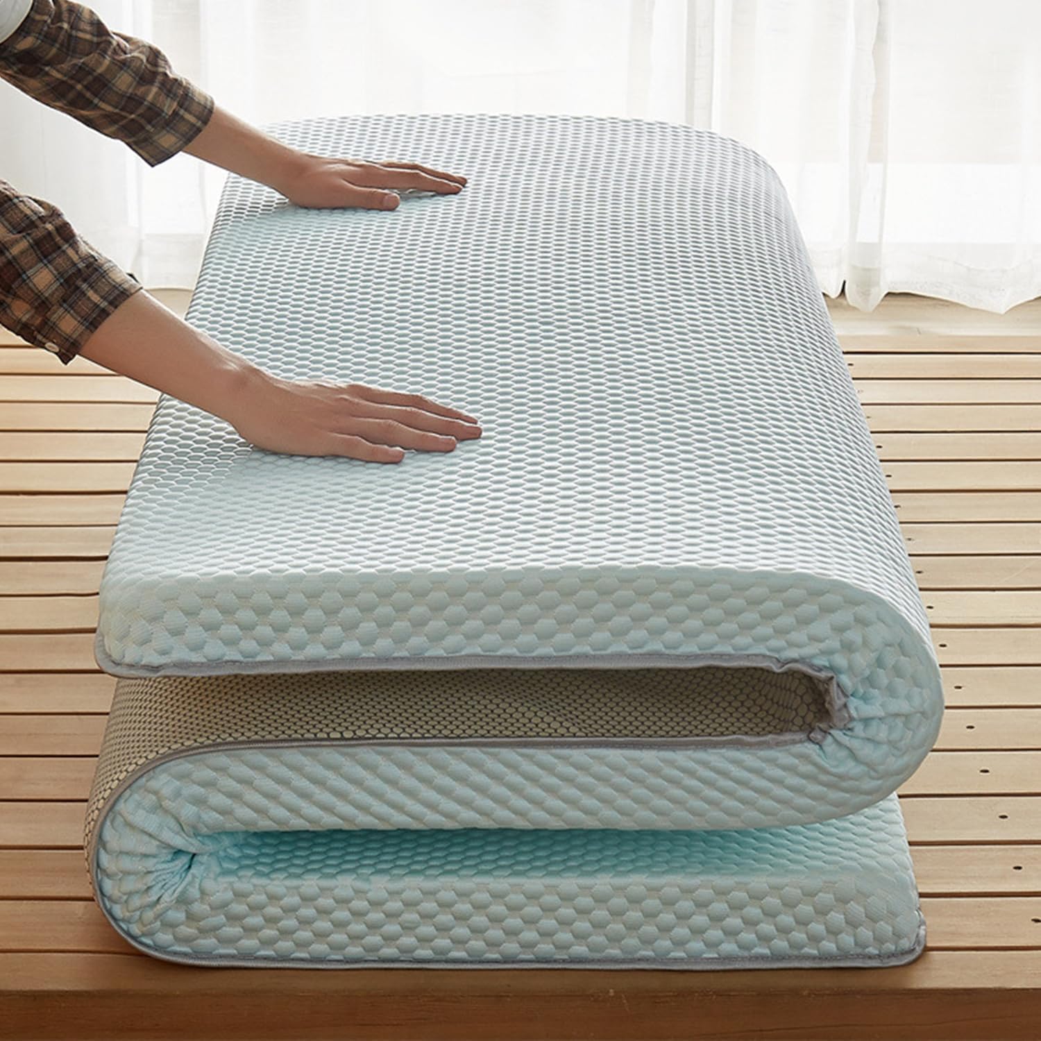 Cooling Mattress Topper Queen,Japanese Floor Mattress Twin