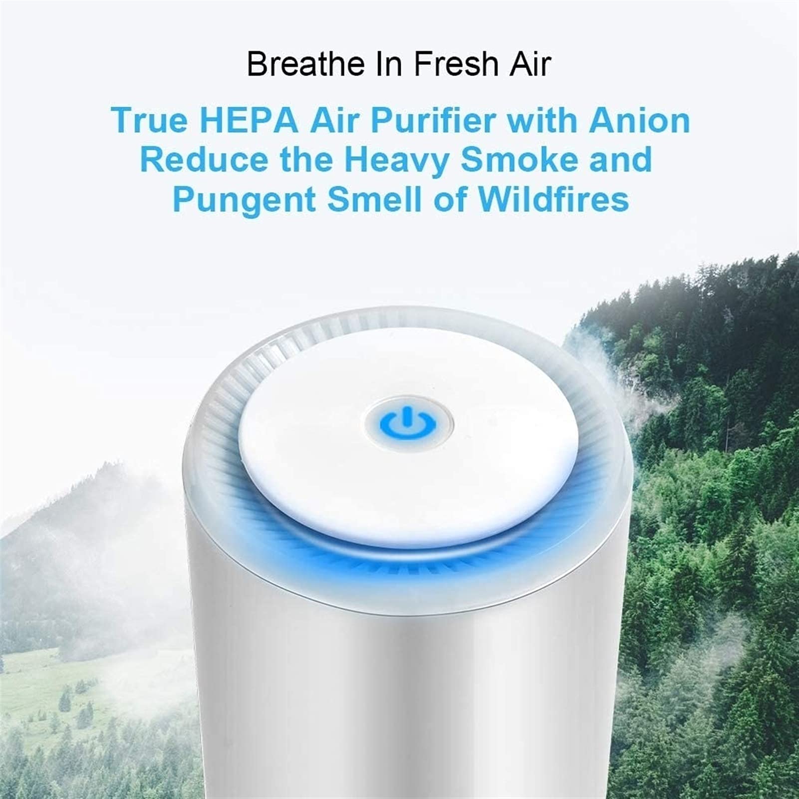 Purificatori d'aria - Mini purificatore d'aria personale indossabile con filtro HEPA, generatore negativo | purifica l'aria eliminando germi, polvere, virus