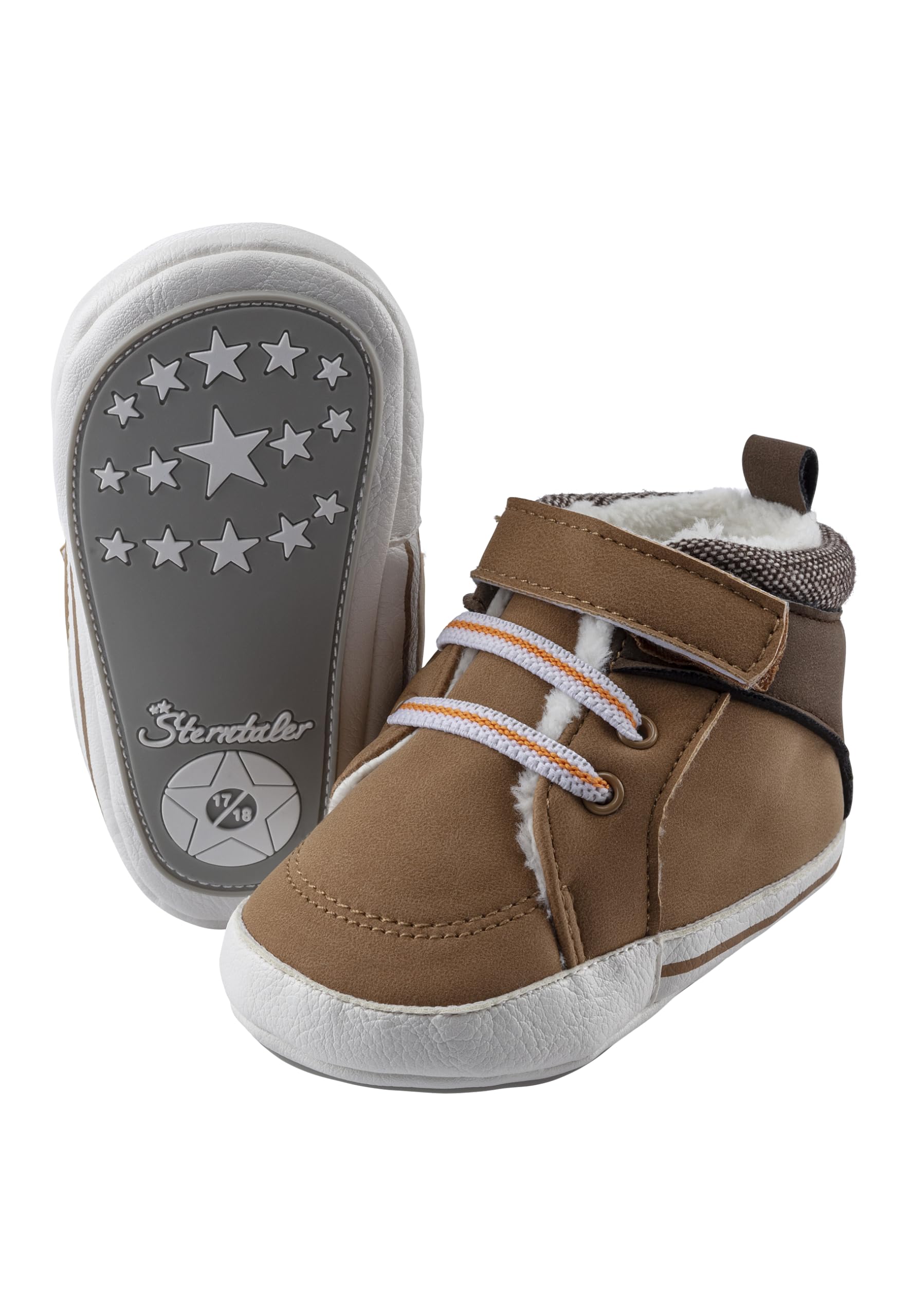 Sterntaler Baby Boys buty niemowlęce mieszanka materiałów, beżowe, 20 EU, beżowy, 20 EU