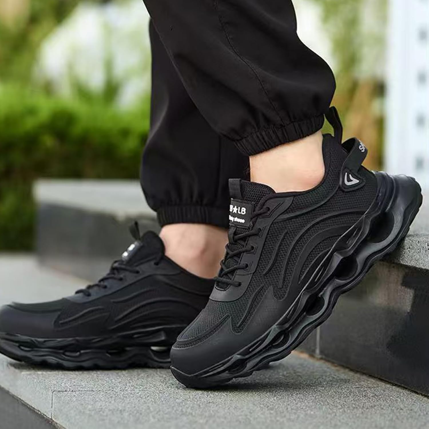 Nutropa Steel Toe Shoes for Men Women Work Safety Footwear Lightweight Breathable Comfortable Industrial Construction Sneakers - Image 6