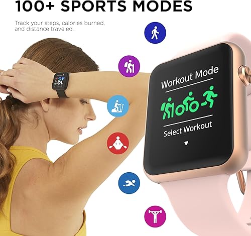 Miniatura 4 de iTouch Air 4 Smartwatch - Monitor de actividad física, monitor de frecuencia cardíaca, esfera de reloj personalizable, rastreador de actividad y