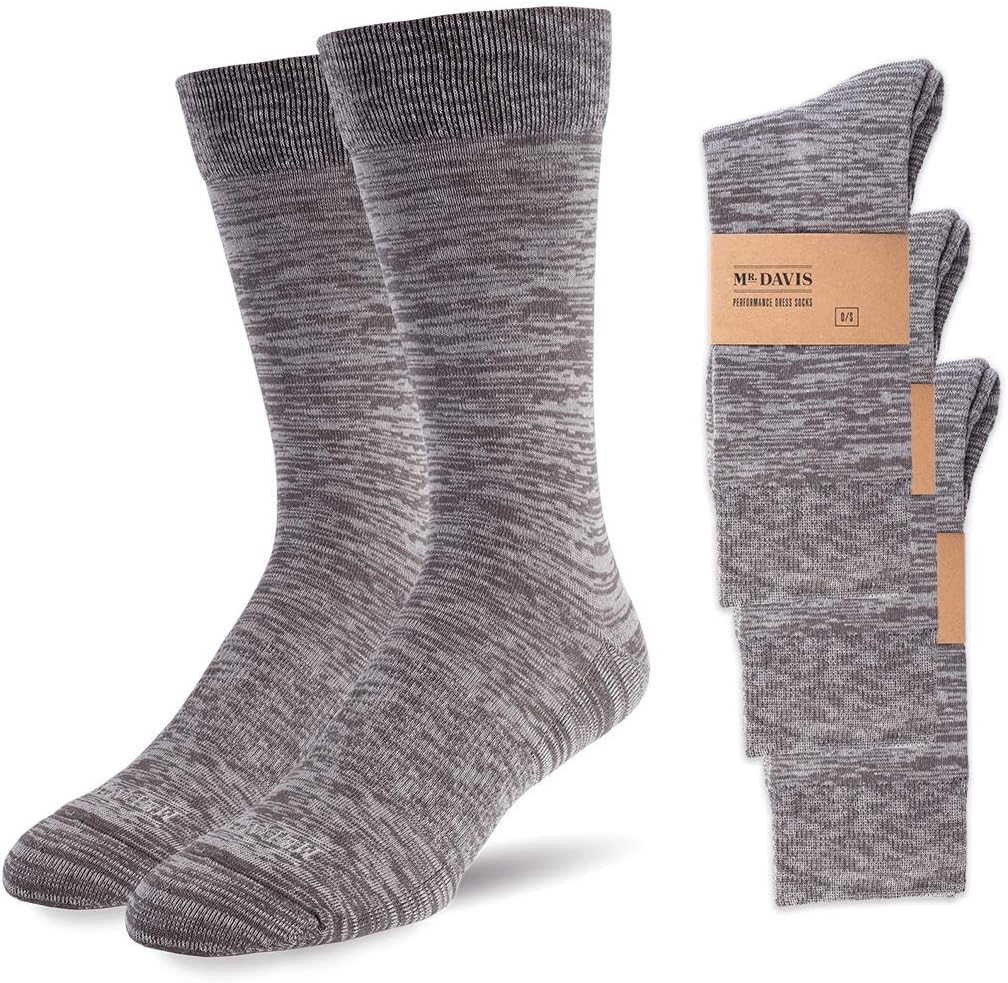 Mr. Davis Moisture Wicking Everyday Sock 3 Pack