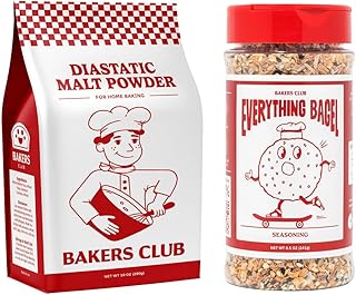 Diastatic Malt Powder & Everything Bagel Seasoning