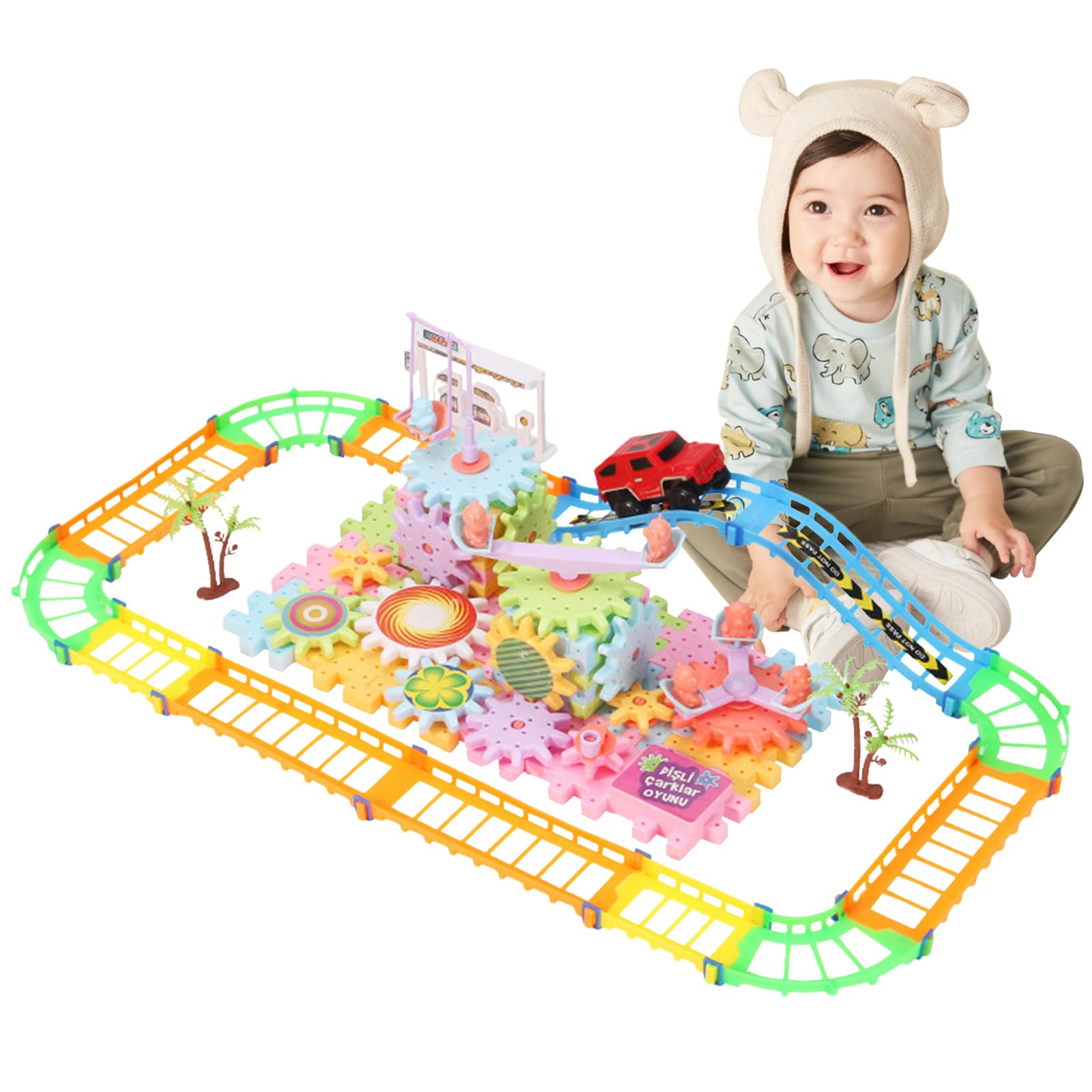 子供のおもちゃ14個まとめ売り Amazon.co.jp: 電動ギアビルディングブロックおもちゃ |くるくる歯車の