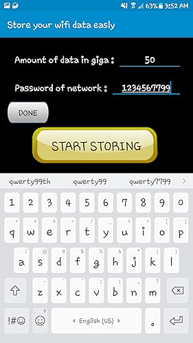 wifi data storing