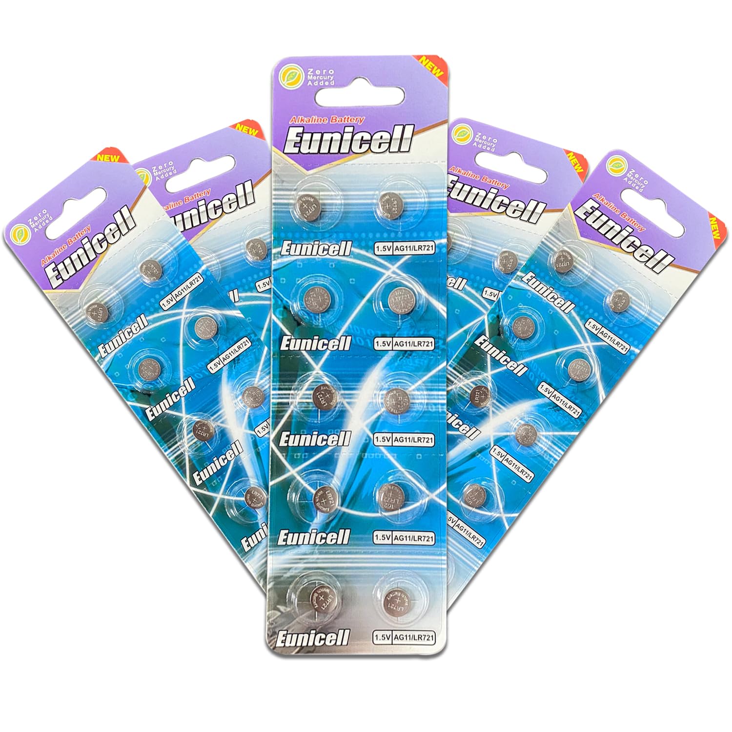 Pack of 10 - LR920/AG6 Eunicell 1.5V Button Coin Cell Alkaline Batteries - Suitable for use in LED lights, Digital Voice Recorders, Toys, Blood Glucose, Cholesterol Testing, Meters, Toys — view 14