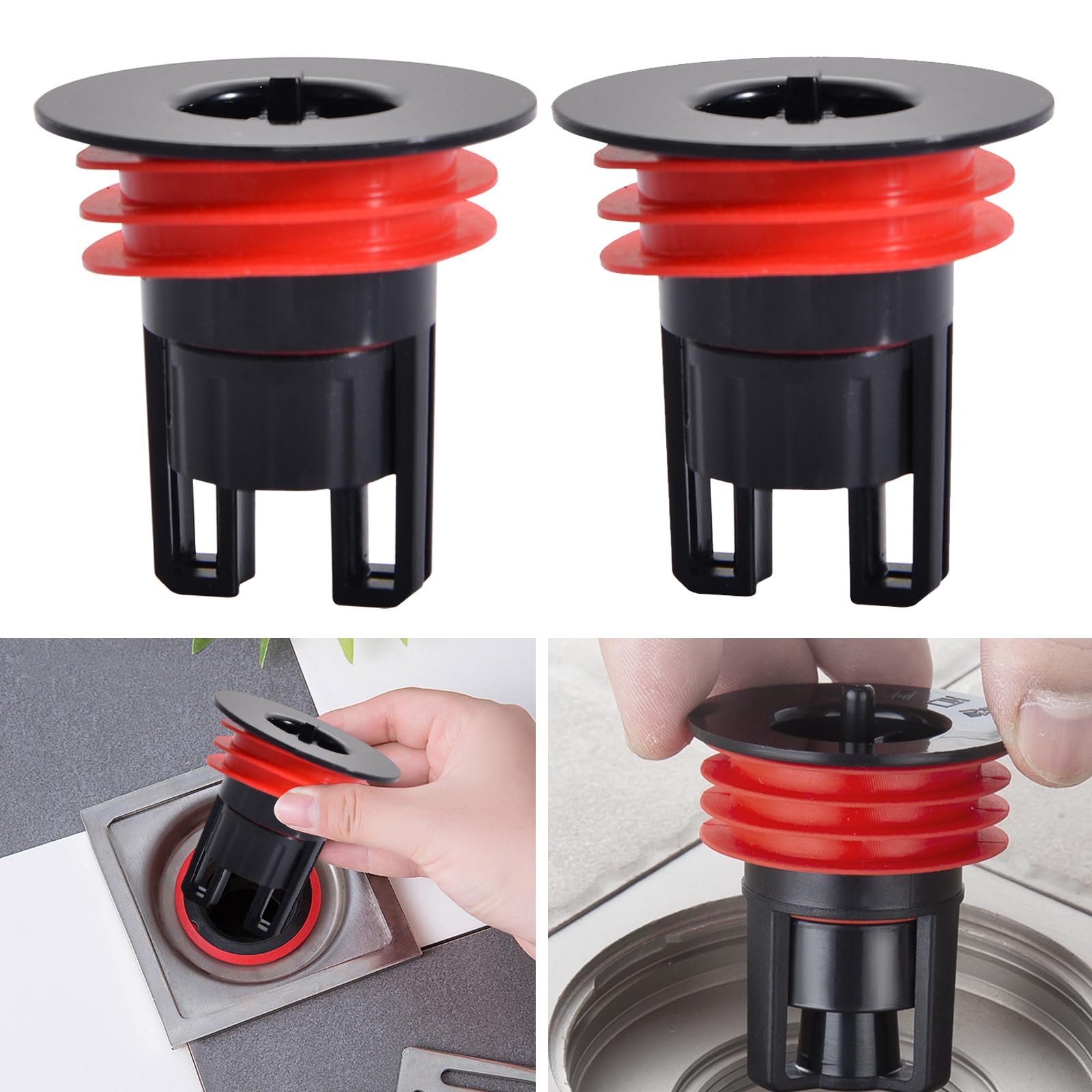 Siphon De Sol Magnétique LWLWA - Anti-odeurs, Anti-déversement - Pour Douche, Évier Cuisine/SDB