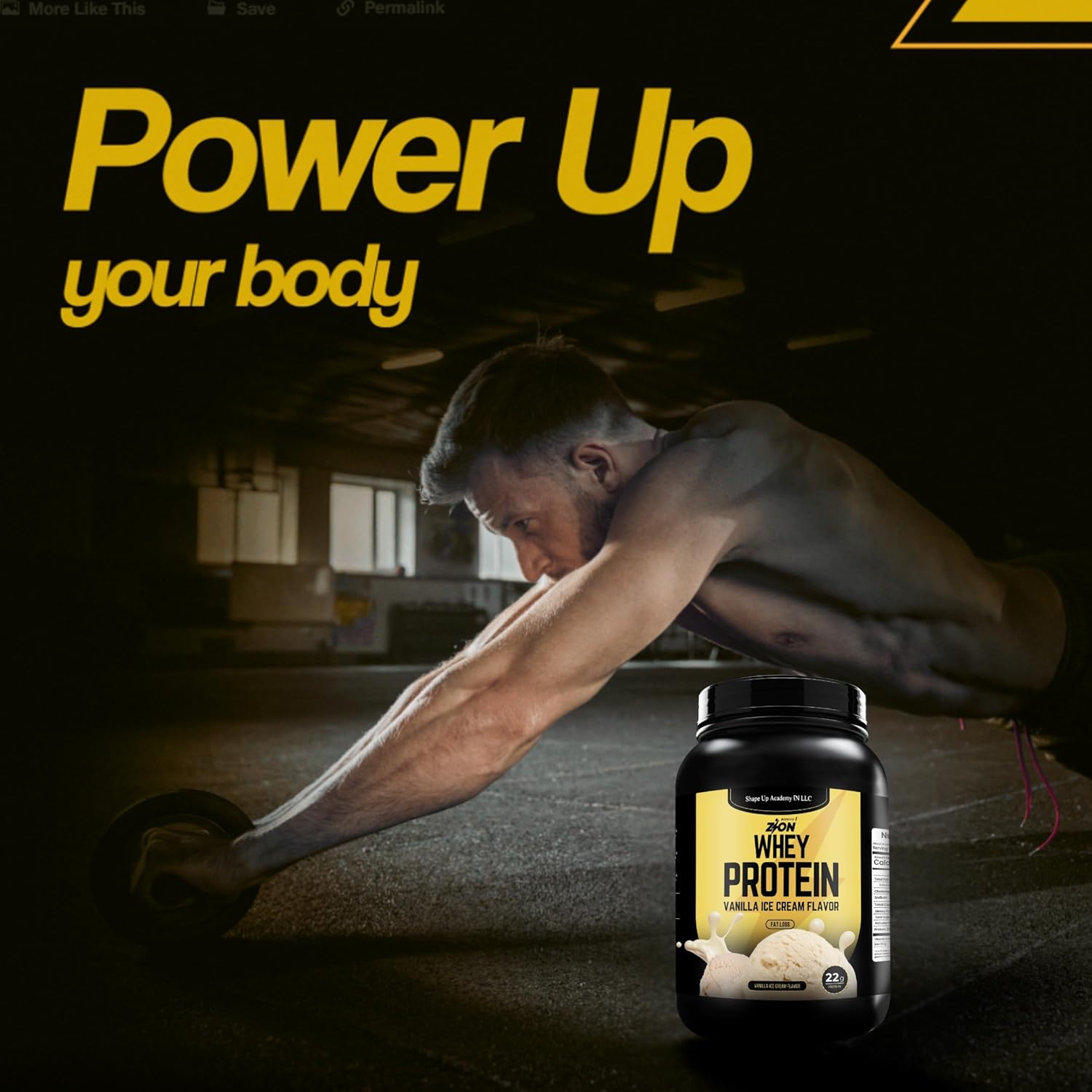 Whey Protein Powder, Chocolate Fudge Ice Cream, 1 Pound, High Impact 100% Pure Whey Protein by McDuffie 5 Zion, Perfect for for Muscle Recovery & Strength (1 Pound, Chocolate Protein)