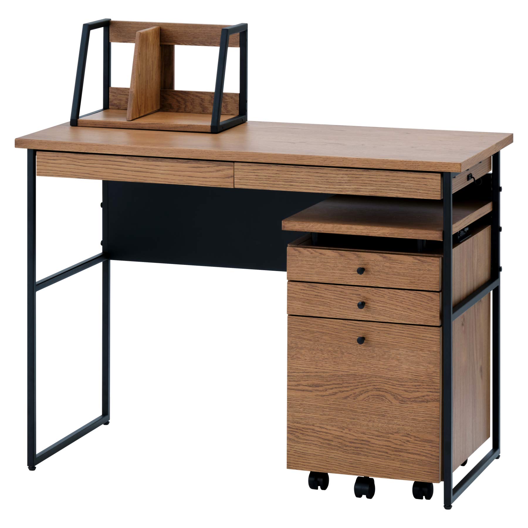 一生紀 フェロー ワゴン 　デスクワゴン　3段チェスト　脇机　Ａ 一生紀 ワゴン デスクワゴン 学習ワゴン サイドワゴン 昇降 フェロー