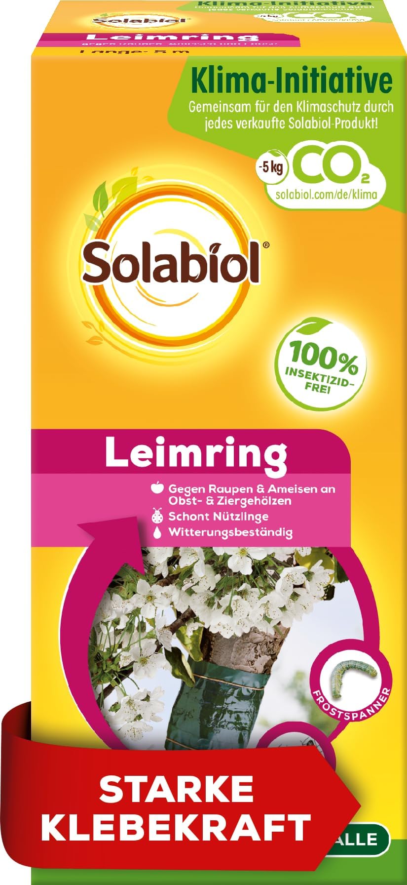 Solabiol Glue Ring, Insecticide-free Protection for Fruit Trees