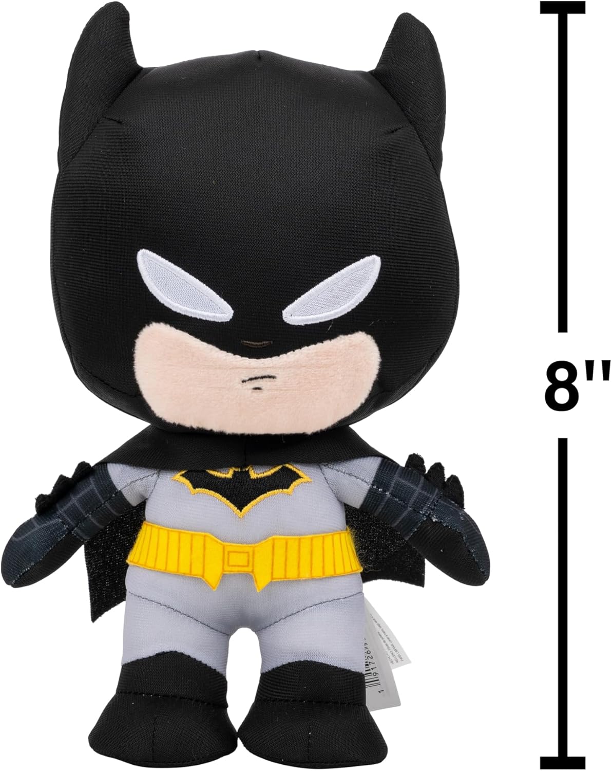 DC Batman Plush - 8-Inch Stuffed Collectible Super Hero Toy from Warner Bros. - Officially Licensed - Ages 3+