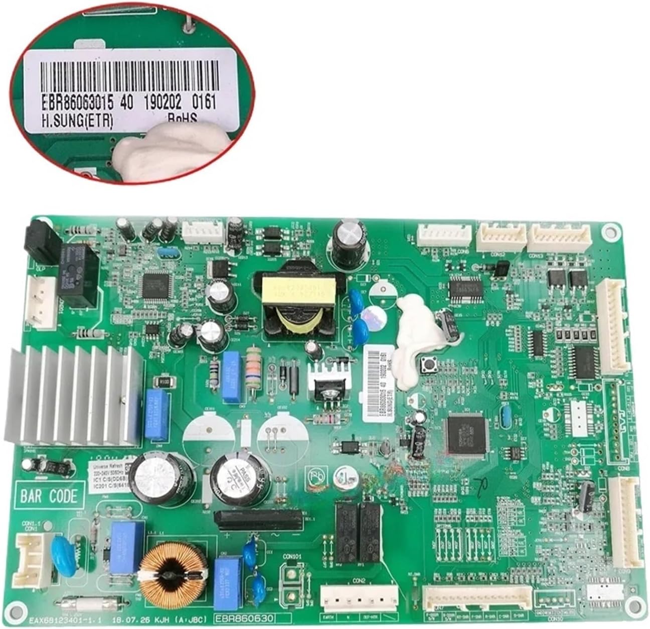 1pcs Refrigerator Control Board EBR86063015 Circuit PCB EAX68123401-1.1 Fridge Motherboard Freezer Parts