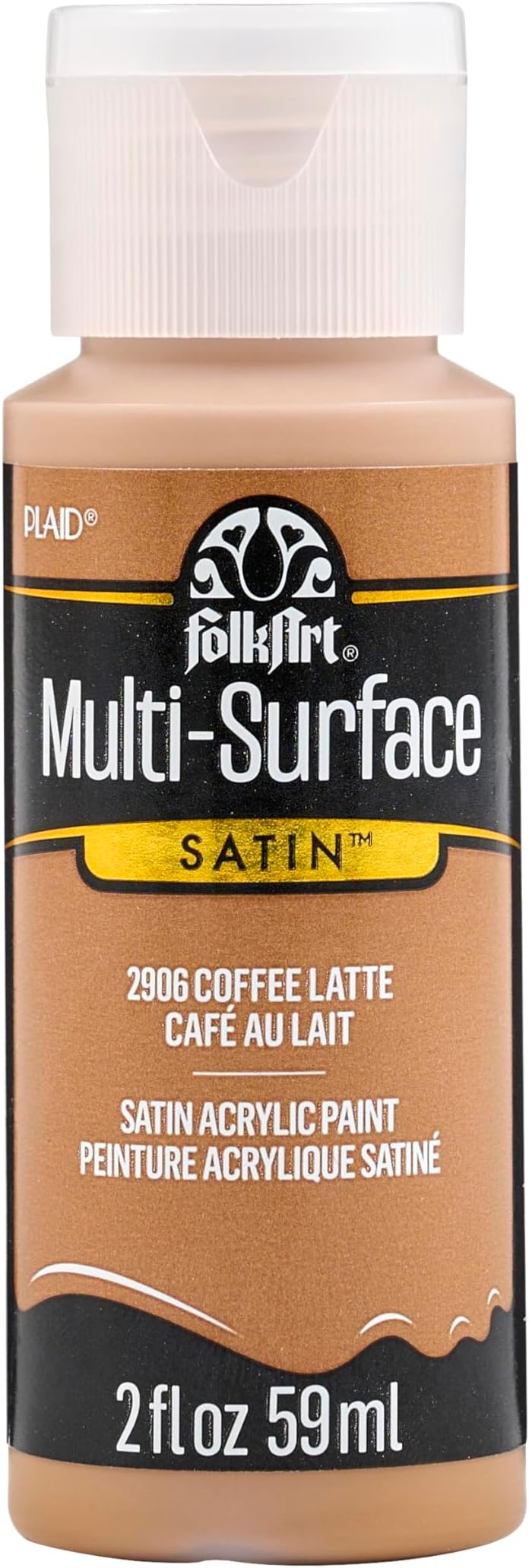 Multi-Surface Paint in Assorted Colors (2 oz), 2906, Coffee Latte
