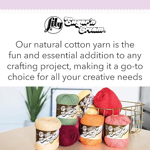 Miniatura 8 de Ovillo de algodón Lily Sugar 'N Cream, otro, Azul claro, 2.5 onza