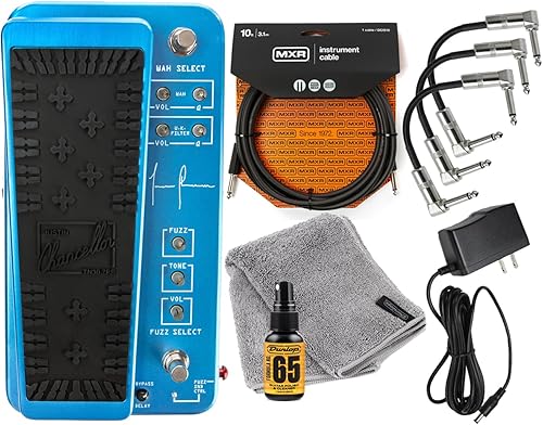 JIM DUNLOP JCT95 Justin Chancellor Cry Baby Wah, Filtro, Fuzz Pedal de efectos de guitarra eléctrica con cable Tonebird MXR, cable de conexión,