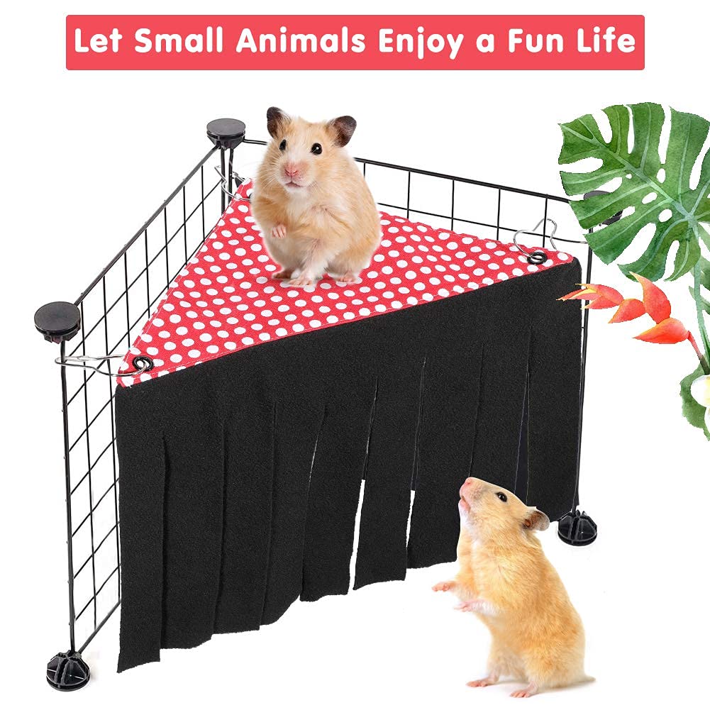 Esconderijo YouTHINK Para Porquinhos - Rede Cama E Decoração Para Gaiolas De Pequenos Animais