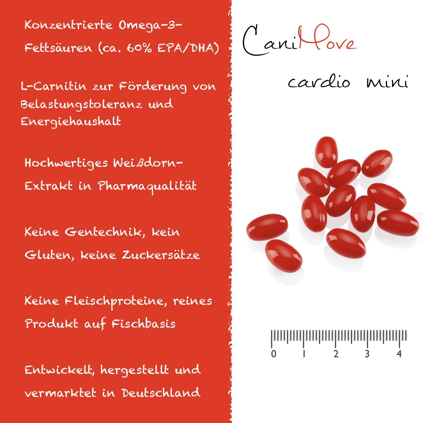 Spar-Set CaniMove Cardio mini & CaniMove Senior mini - je 100 Kapseln tierärztliches Ergänzungsfutter für Hunde im Alter mit Herzproblemen oder Störungen von Augen/Gehirn.