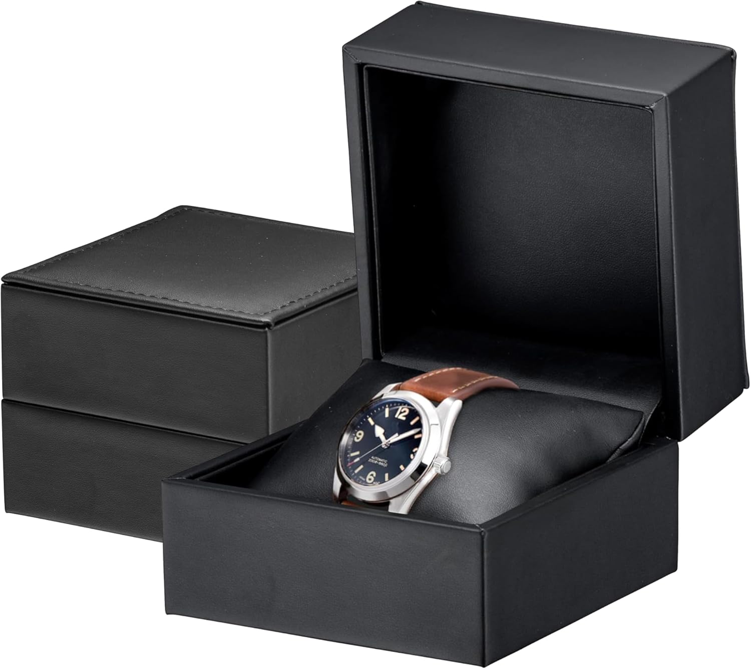 Premium Leather Watch Box for Women & Men –...