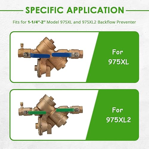 Miniatura 2 de Kit de reparación completo de 1-1/4"-2" que sustituye al kit de reparación Wilkins 975XL 975XL2, compatible con Wilkins 975XL 975XL2 Preventer de