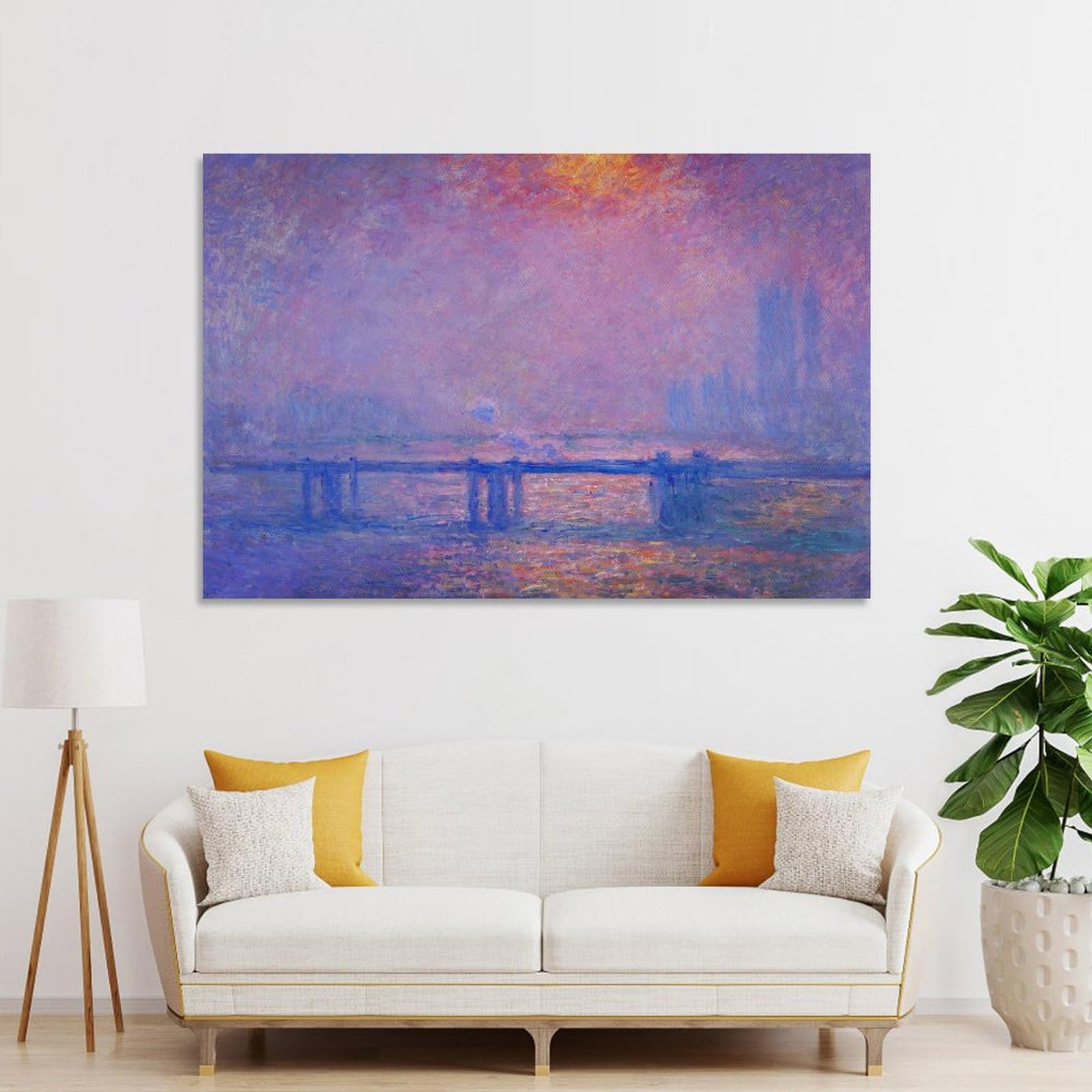 Amazon.co.jp: Claude Monet クロード・モネ 油絵 クールの印刷 複製画