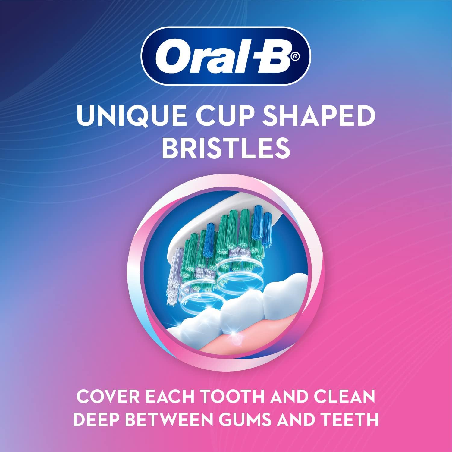 Oral B Ultrathin Sensitive Manual Toothbrush for adults, Multicolor- (Buy 2 Get 2 Free) image 4