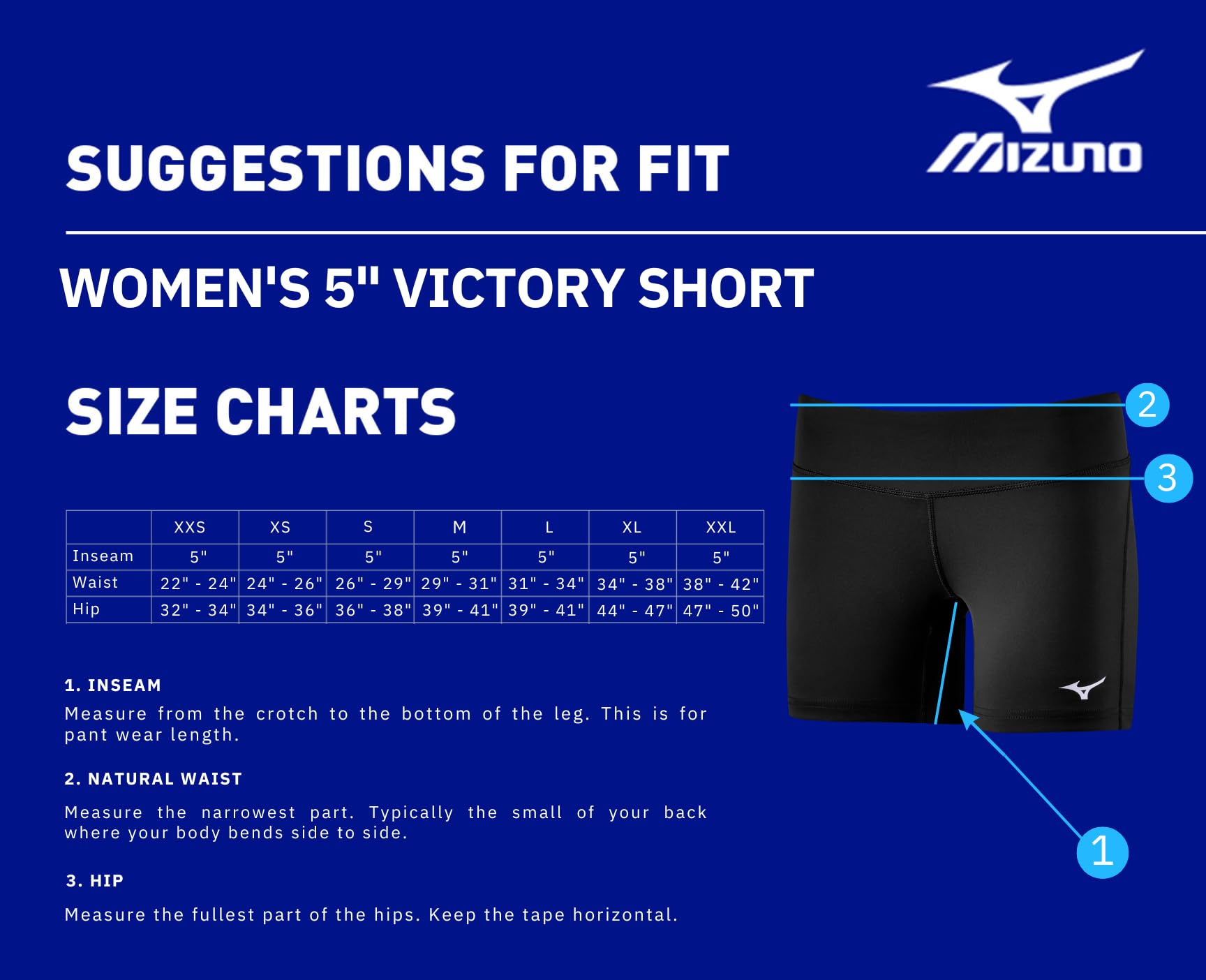 Mizuno Women's Victory 5" Inseam Volleyball Shorts - Shorty Kobiety