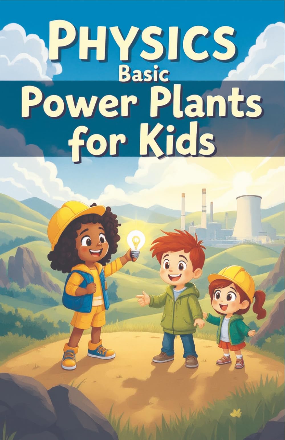 Physics Basic Power Plants for Kids: How Coal Nuclear Solar Wind Hydro Geothermal Tidal Fusion and Hydrogen Generate Electricity Explained: 15 (Physics Kids Books)