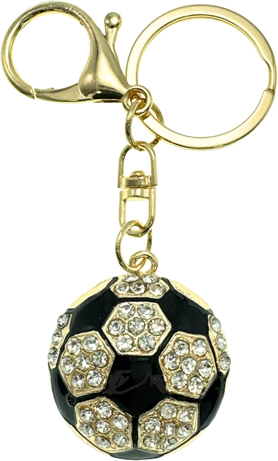 Sparkly Rhinestone Keychain + Velvet Gift Bag