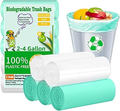 biodegradable trash can liners