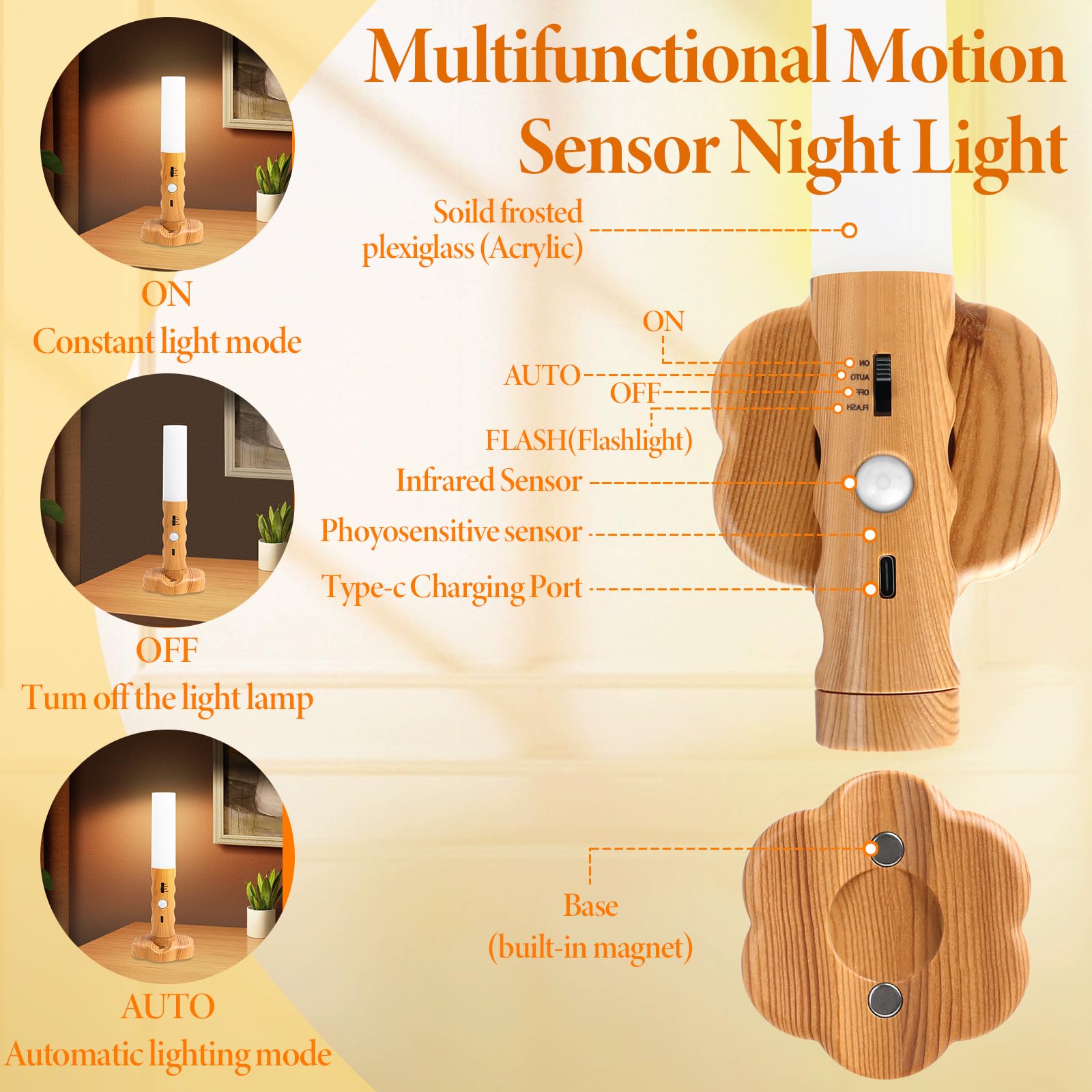 Rechargeable Wall Light Indoor - Image 3
