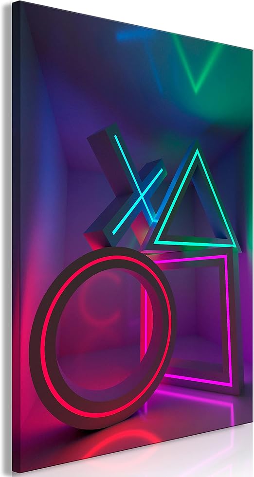 Amazon.de murando Bilder für Gamers 60x90 cm Vlies Leinwandbild 1 tlg Kunstdruck modern