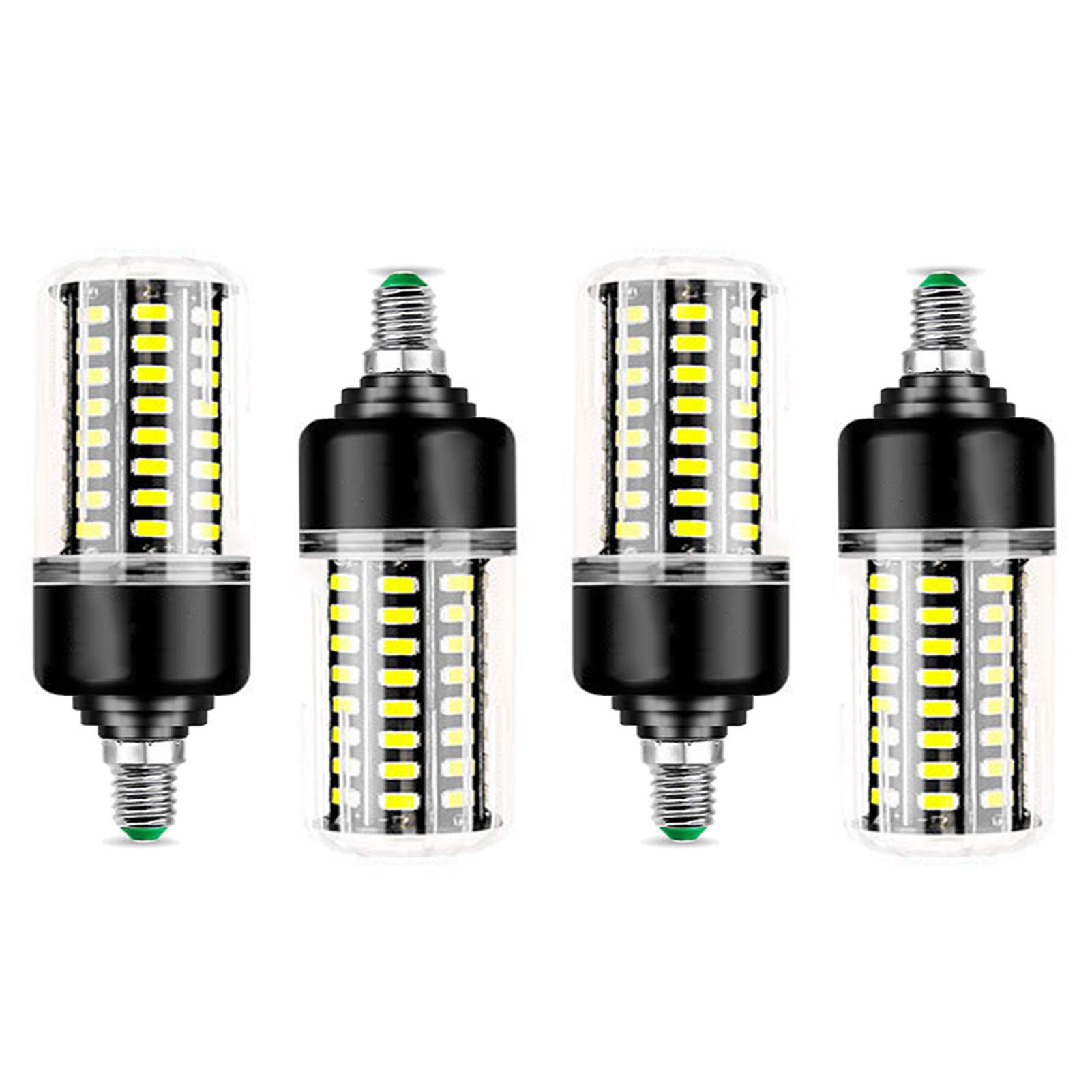 Ampoule LED en forme maïs 7 W intérieur, haute luminosité, lot 4 ampoules LED 730 lumens, 360° ; Angle faisceau non variable, pas scintillement