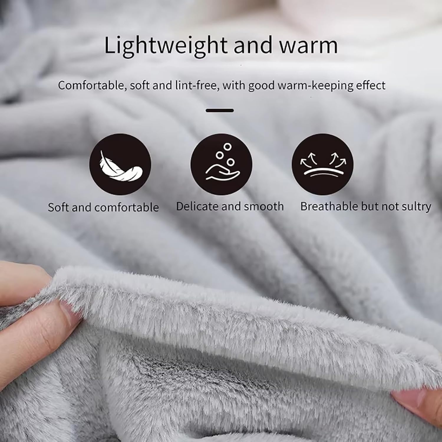 Manta Electrica USB para Personas Mayores, Capas Cómodas para Sillas De Ruedas,Mantas Cálidas para Exteriores,Manta Eléctrica, 3 Niveles De Temperatura Esterilla Electrica, Electric Blanket