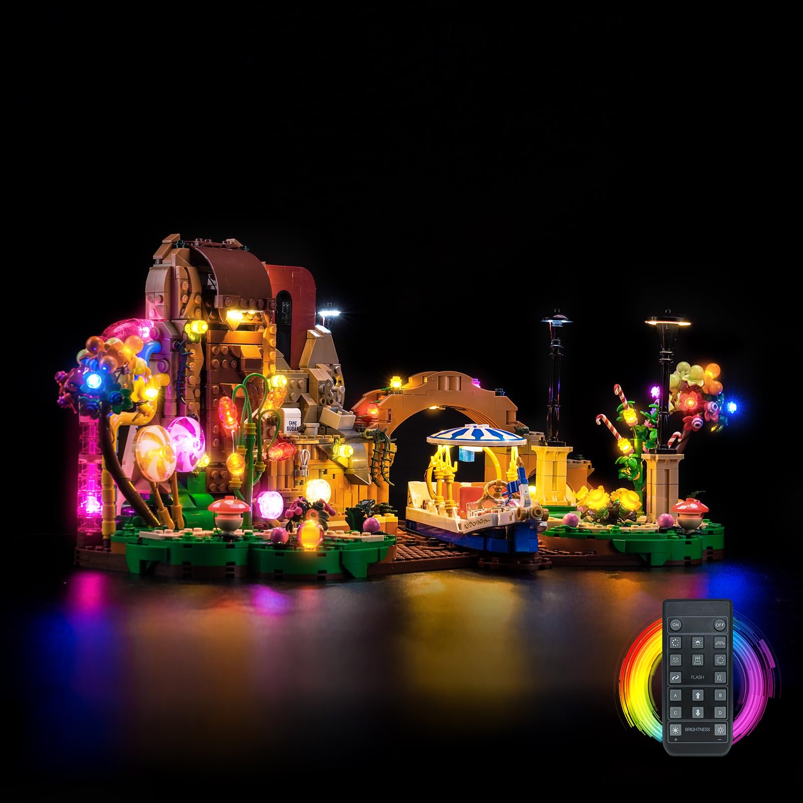 BrickBling Juego de Luces LED para exhibición de Conejos de Pascua Lego 40523 (no Lego), Juego de iluminación Decorativa para exhibición de Conejos de Pascua Lego, DE02-40523-P61901 — view 12
